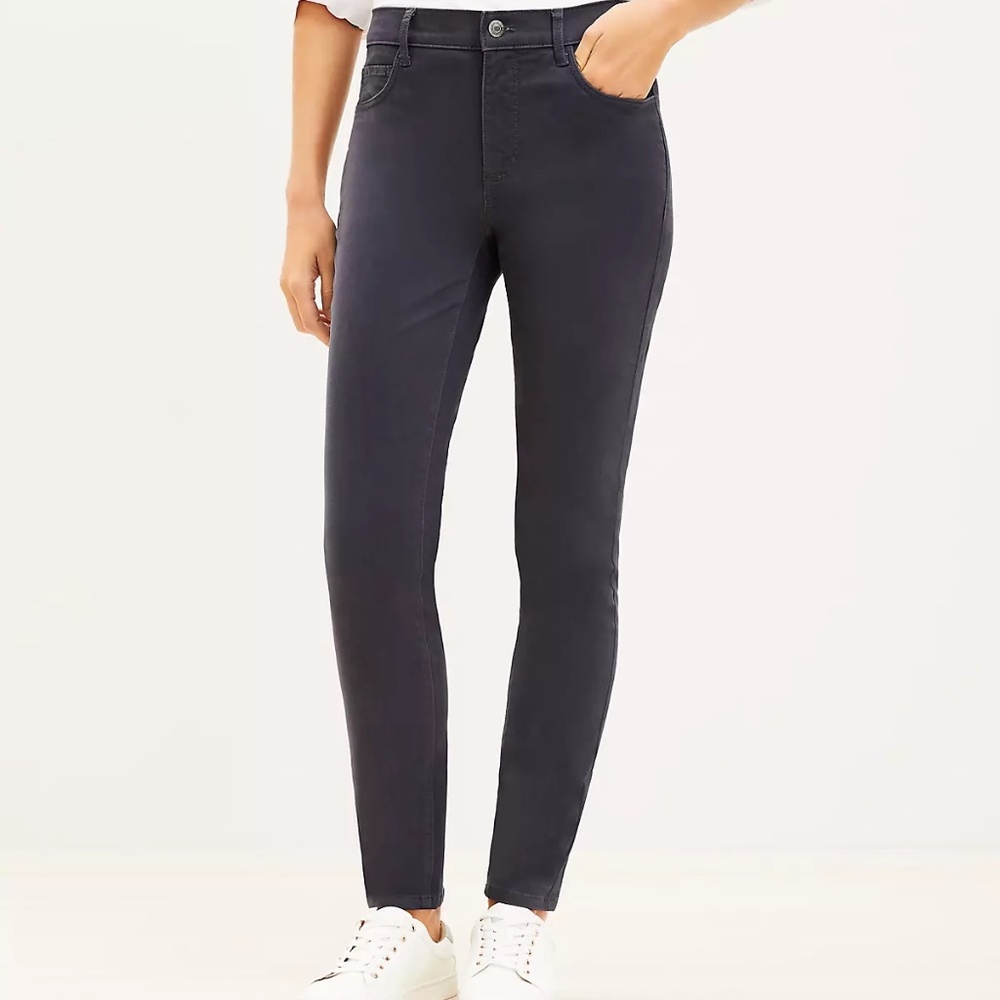 Loft Sateen Coastal Grey Dress Pant